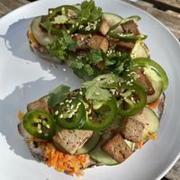 Vegan bahn mi at The Corner Beet in Denver