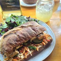 Seitan banh mi at The Corner Beet in Denver