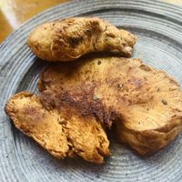 Lion's Mane mushroom, I cut it up and added it to my breakfast bowl.   at The Corner Beet in Denver