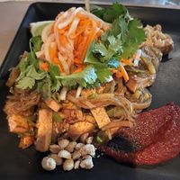 Pad Thai (minus egg plus tofu)  at Vital Root in Denver