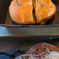 (Vegetarian) breakfast sandwich which can be made vegan if you ask! at Vital Root in Denver