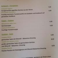 vegan menu page 2 at Castello in Ingolstadt