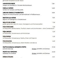 Lunch time card at Castello in Ingolstadt