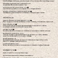 Menú  at La Encomienda in Madrid