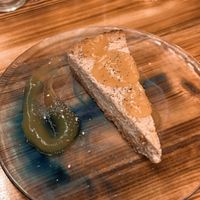 A very tasty vegan dessert   at La Encomienda in Madrid