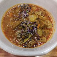 Guiso de seitan at La Encomienda in Madrid