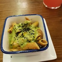 Pasta appetizer at La Encomienda in Madrid