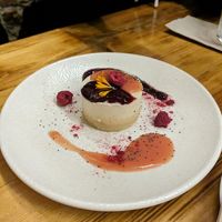 Tarta de queso at La Encomienda in Madrid