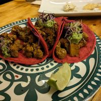 Tacos at La Encomienda in Madrid