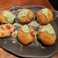 Croquettes at La Encomienda in Madrid