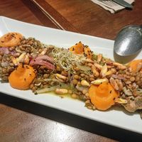 Lentil ceviche salad (really good) at La Encomienda in Madrid