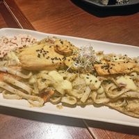 Pad thai (delicious!) at La Encomienda in Madrid