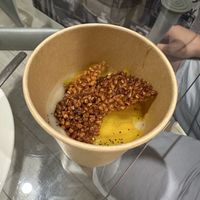 Horchata cream  at La Encomienda in Madrid