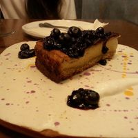 Cheesecake at La Encomienda in Madrid
