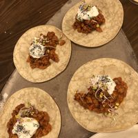 Tacos at La Encomienda in Madrid