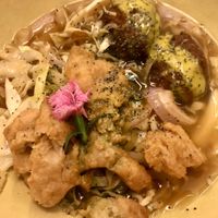 Ramen; me hubiese gustado con verduras frescas. El caldo estaba rico   at La Encomienda in Madrid