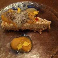 Cheesecake at La Encomienda in Madrid