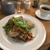 scrambled tofu at Waterloo Tea in Cardiff