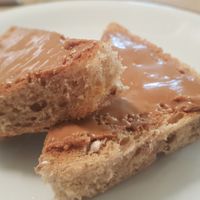 Biscoff toast (kids) at Waterloo Tea in Cardiff