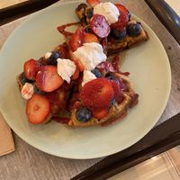 Waffles at Manna Life Food in Miami