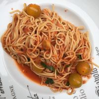 so good vegan pasta!  at Passion in Hameln