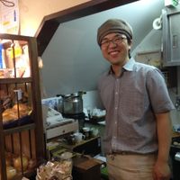 The owner. at Kome-hana Bakery - Ocome Bakery in Nagoya