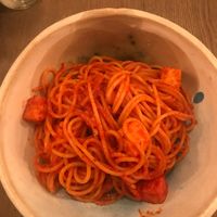 pasta with tofu & roast capsicum  at Manna Manna in Brasov