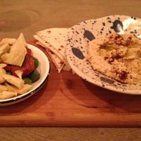 Hummus at Manna Manna in Brasov