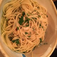 Spaghetti aglio olio at Manna Manna in Brasov