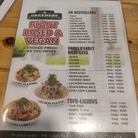 Menu 3 at Greenery Kitchen in Makati