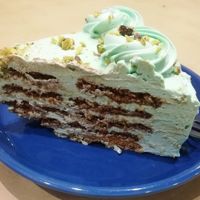 Pistachio graham cake at Greenery Kitchen in Makati