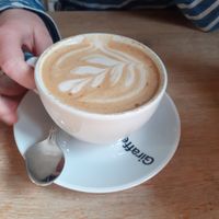 Dirty chai latte at Club Vers in The Hague