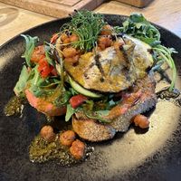 Hummus harissa sandwich   at Club Vers in The Hague