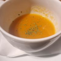 Soup of the day (tasteless & v small portion) at Mr. Farmer - Omotesando in Tokyo