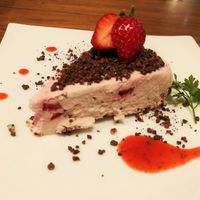 strawberry vegan cheese cake  at Mr. Farmer - Omotesando in Tokyo