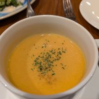 Carrot and celery soup at Mr. Farmer - Omotesando in Tokyo