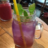 Butterfly Pea Lemonade at Mr. Farmer - Omotesando in Tokyo