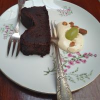 Dessert at Les 4 Jeudis in Brussels