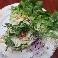 cold starter - salad at Les 4 Jeudis in Brussels