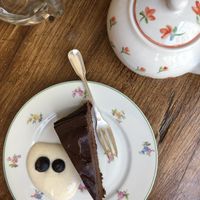This cake was so good  at Les 4 Jeudis in Brussels