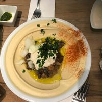 Mushroom Humous at Hummus & Friends in Berlin
