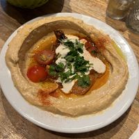 Hummus with sundried tomato   at Hummus & Friends in Berlin