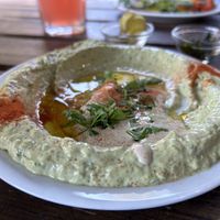Hummus avocado  at Hummus & Friends in Berlin