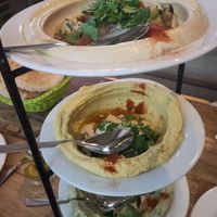 Antipasti, Mango, Avocado at Hummus & Friends in Berlin