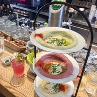 The Roote Beete and Classic Hummus are the best ones at Hummus & Friends in Berlin