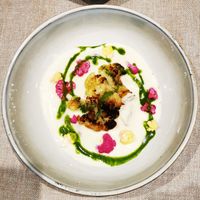 Variety of cauliflowers at Le Bistrot des Belles Caves in Tours