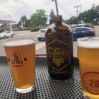 Great outside seating  at Esters Neighborhood Pub in Denver
