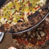 Top: spaghetti squash. Bottom: Vegeroni at Talula's Pizza in Asbury Park