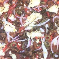 Alllll vegan!! at Talula's Pizza in Asbury Park