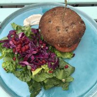 Burger at Oh my Goodness in Helsinki